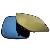 car rear view mirror Blue color Car Door Mirror Glass with heated LED turn signing light for XV WRX Legacy