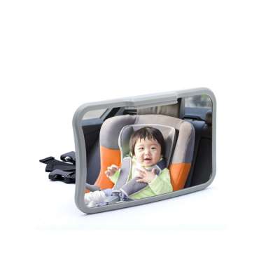 FCC&CE&ROHS certification Baby products-4 color choose backseat babi mirror with light rear facing mirror