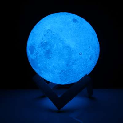 Amazon 3d printing moon lamp touch control 3D nightlight moon