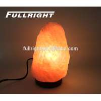 Custom logo pink orange crystal dimmable touch switch LED night lamp with 4 light Modes Himalayan salt lamp